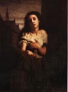 Hugues Merle A Beggar Woman Sweden oil painting artist